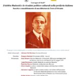 LOCANDINA CONVEGNO SU MATTEOTTI